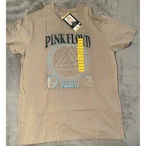 PINK FLOYD Men's Soft  Band Logo  Steeple Gray T-Shirt Size Medium NEW